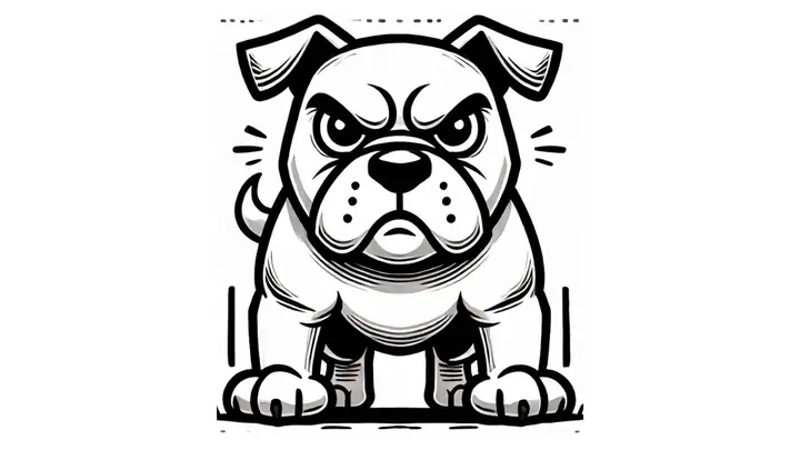 Hướng Dẫn Vẽ Con Chó Bull Hung Dữ
