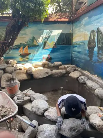 Bước 8: Tạo Hình Dáng Hồ Koi Theo Ý Muốn