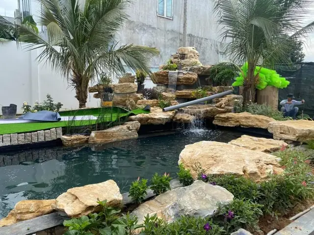 Tham Khảo Những Mẫu Hồ Cá Koi Tự Xây Chuẩn Đẹp