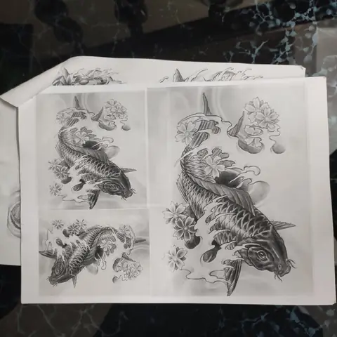 Hình Ảnh Cho Hình Vẽ Xăm Cá Chép: