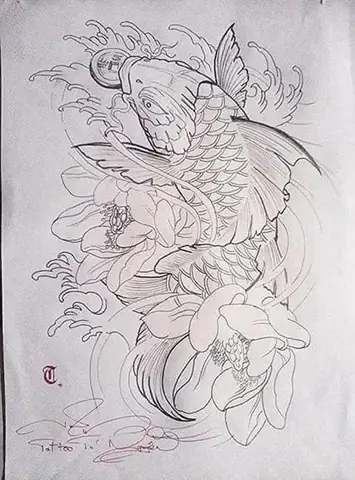 Hình Ảnh Cho Hình Vẽ Xăm Cá Chép: