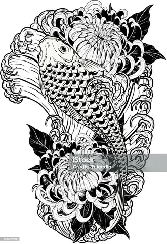 Hình Ảnh Cho Hình Vẽ Xăm Cá Chép: