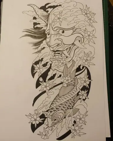 Hình Ảnh Cho Hình Vẽ Xăm Cá Chép: