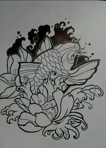 Hình Ảnh Cho Hình Vẽ Xăm Cá Chép: