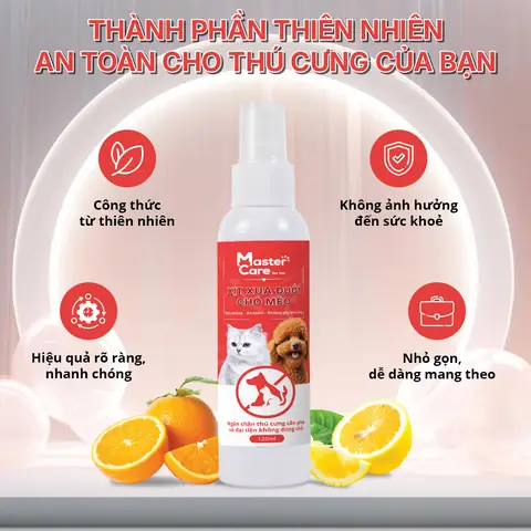 Thành Phần Của Xịt Xua Đuổi Chó Mèo Mastercare