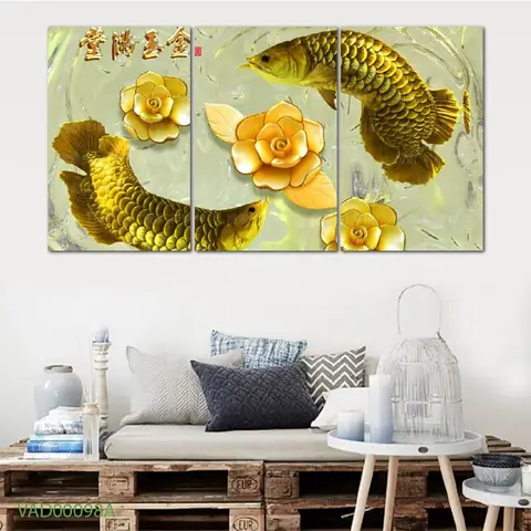 Vị Trí Nên Treo Tranh 2 Con Cá Chép