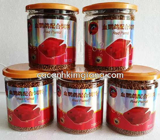 Thức Ăn Cho Cá Hồng Két Lên Màu Đỏ Đẹp - Cám Red Parrot ...