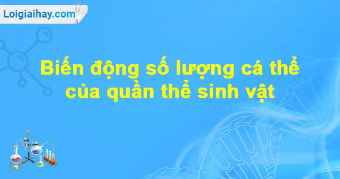 Biến Động Số Lượng Cá Thể Của Quần Thể Sinh Vật | Sgk Sinh Lớp 12