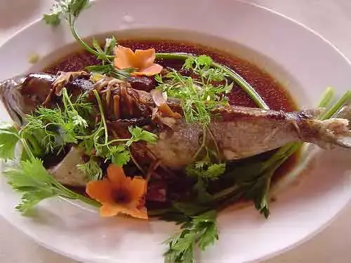 Cá Cu Hấp Gừng Hành Cá Cu Hấp Gừng Hành