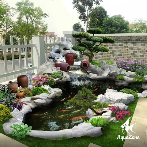 Tạo Cảnh Quan Sinh Thái Cho Hồ Cá