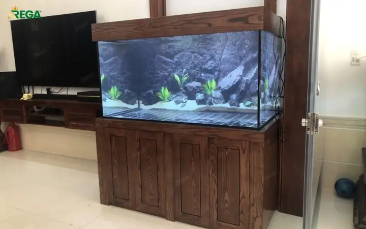 Chân Bể Cá Gỗ Công Nghiệp Cho Văn Phòng Chân Bể Cá Gỗ Công Nghiệp Cho Văn Phòng