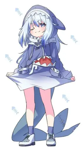 Cá Mập Cute Anime Nữ Cá Tính Vừa Dịu Dàng Cá Mập Cute Anime Nữ Cá Tính Vừa Dịu Dàng