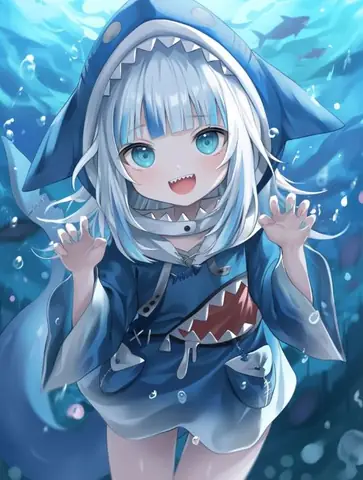 Cá Mập Cute Anime Nữ Cá Tính Vừa Dịu Dàng Cá Mập Cute Anime Nữ Cá Tính Vừa Dịu Dàng