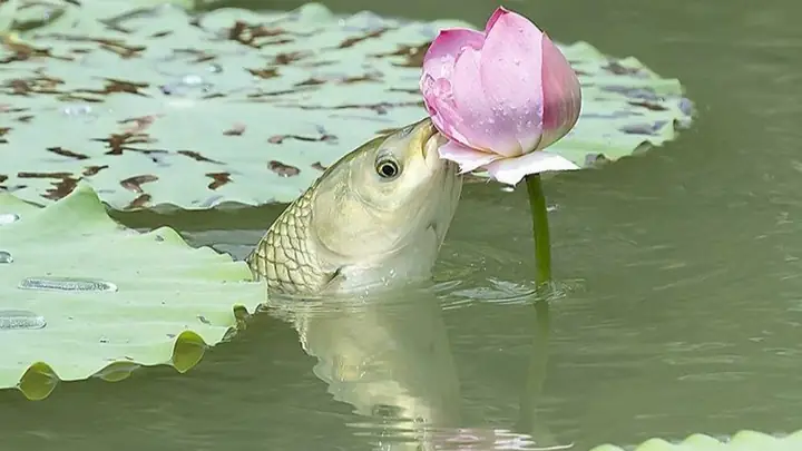 Hình Nền Cá Chép Hoa Sen Full Hd 4k Cho Máy Tính