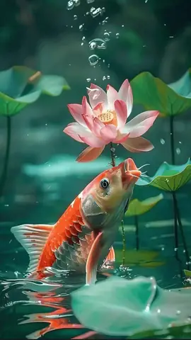 Ảnh Nền Cá Chép Hoa Sen Cho Điện Thoại