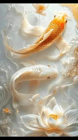 Ảnh Nền Cá Chép Hoa Sen Cho Điện Thoại