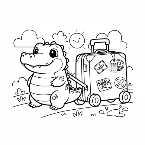 🎨 Bộ Tranh Tô Màu Cá Sấu Đa Dạng Cho Bé Lựa Chọn 🎨 Bộ Tranh Tô Màu Cá Sấu Đa Dạng Cho Bé Lựa Chọn