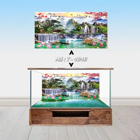 Tranh Bể Cá - Trung3d