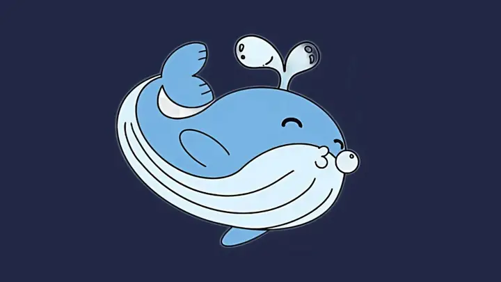 Những Bức Hình Vẽ Cá Voi Cute Cho Bé