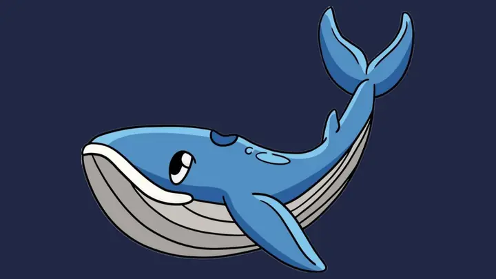 Những Bức Hình Vẽ Cá Voi Cute Cho Bé