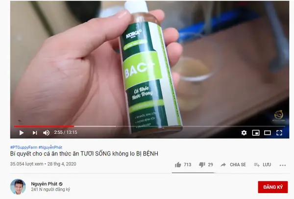 Men Vi Sinh Cho Cá Tiêu Hoá Tốt, Phòng Ngừa Bệnh Và Nâng Cao Sức Đề Kháng